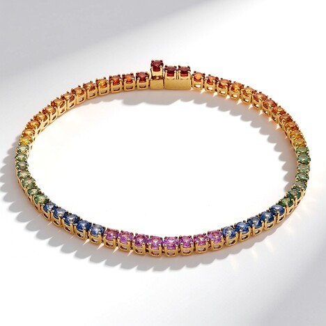 Bracciale in oro con Zaffiro Fancy (CIRARI)