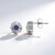 Boucles d'oreilles en argent et Tanzanite (MONOSONO COLLECTION)