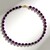 Collier en argent et Quartz pourpre