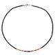 Collana in argento con Spinello Nero