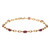 Bracelet en or et Rubis AAA du Mozambique