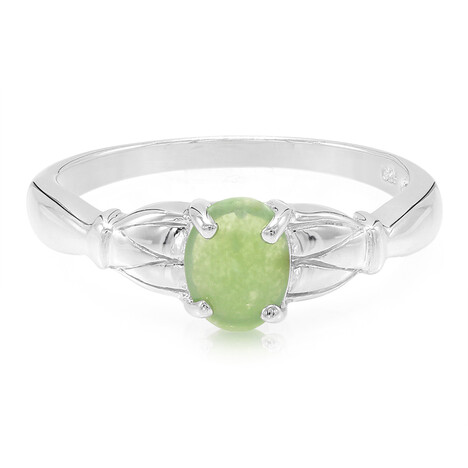 Kaiserlicher Chrysopras-Silberring