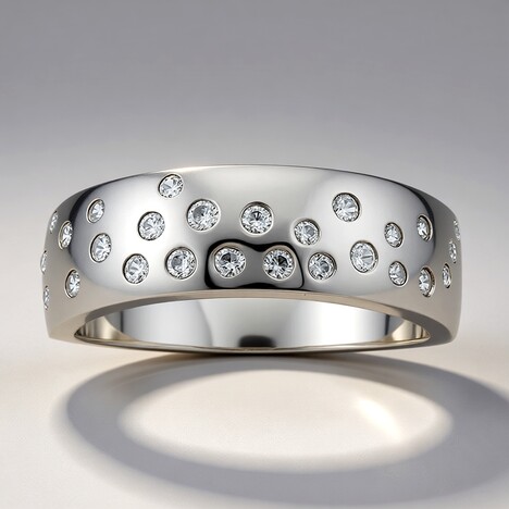 Anello in argento con Zircone