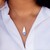 Zilveren hanger met een Aqua Chalcedoon (MONOSONO COLLECTION)