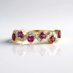 Anello in argento con Rodolite di Naktamunda