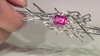 Zilveren hanger met een rozetopaas (MONOSONO COLLECTION)