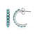 Boucles d'oreilles en argent et Turquoise Sleeping Beauty
