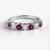 Anello in argento con Rodolite di Naktamunda