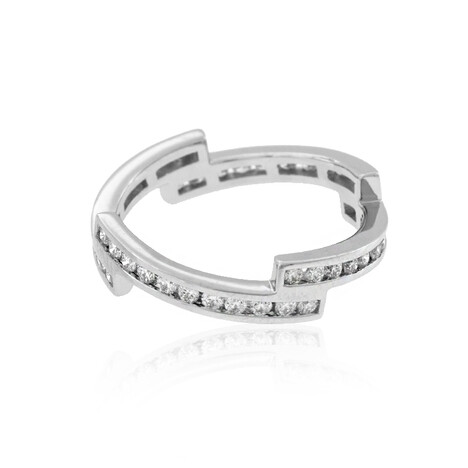 Bague en platine et Diamant Flawless (F) (LUCENT DIAMONDS)