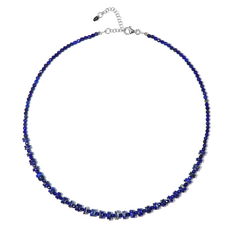 Lapis Lazuli Silver Necklace
