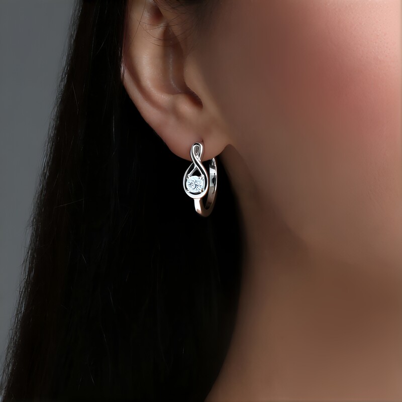 Orecchini in argento con Ambligonite