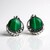 Orecchini in argento con Malachite (Desert Chic)