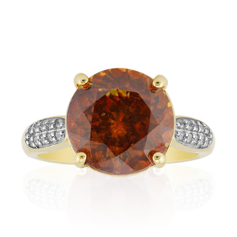 Anello in oro con Sfalerite