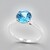Anello in argento con Topazio Marambaia