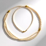 Collana in argento con Perla d'Acqua Dolce Bianca (Riya)
