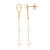 Pendientes en plata con Perla blanca Freshwater