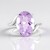 Anello in argento con Ametista Rose de France