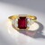 Anello in oro con Rubino Bemainty (Adela Gold)
