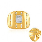 Bague en argent et Zircon (de Melo Essence)