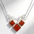 Collana in argento con Agata Arancione