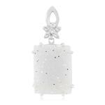 Pendentif en argent et Agate étincelante
