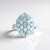 Anello in argento con Topazio Blu Cielo