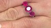 Anillo en plata con Zafiro rosa de Madagascar (de Melo Essence)
