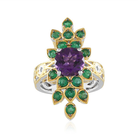 Anillo en plata con Amatista (Gems en Vogue)