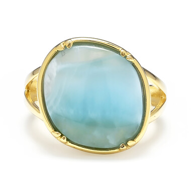 Larimar-Silberring