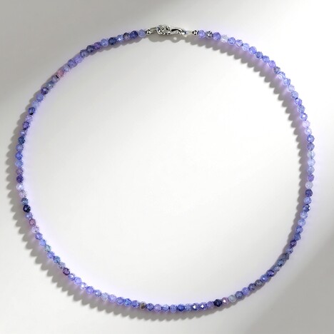 Collana in argento con Tanzanite