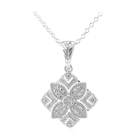 I3 (I) Diamant-Silberhalskette