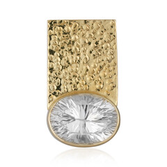 White Quartz Silver Pendant