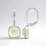 Orecchini in argento con Prehnite
