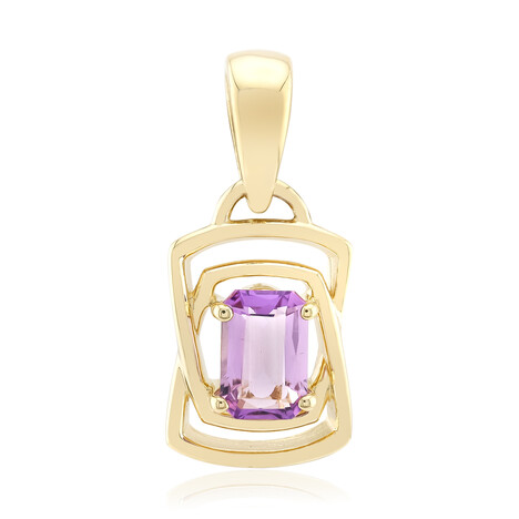 Purpurfarbener Skapolith-Goldanhänger