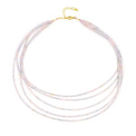 Collar en plata con Berilo fantasía