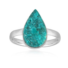 Zilveren ring met een dioptaas (Bali Barong)