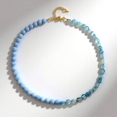 Collana in argento con Acquamarina Brasiliana