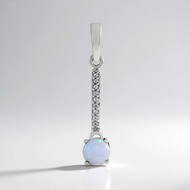 Australischer Opal-Silberanhänger