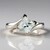Anello in argento con Topazio Bianco