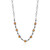 Collar en plata con Ostra espinosa naranja (Desert Chic)