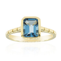 10K London Blue Topaz Gold Ring