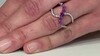 Anillo en plata con Rodolita