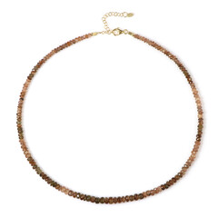 Collier en argent et Andalousite