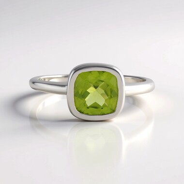 Peridot-Silberring