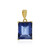 Royal Blue Topaz Silver Pendant