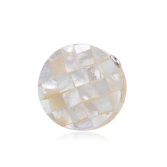 Pendentif en argent et Nacre