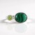Anello in argento con Malachite
