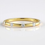Anello in oro con Diamante I3 (H) (de Melo Gold)