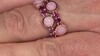 Anillo en plata con Ópalo rosa (KM by Juwelo)