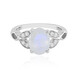 Rainbow Moonstone Silver Ring